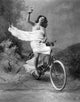 One For The Road C1900 Nude on a Bicycle Fine Art Print by Granger Collection