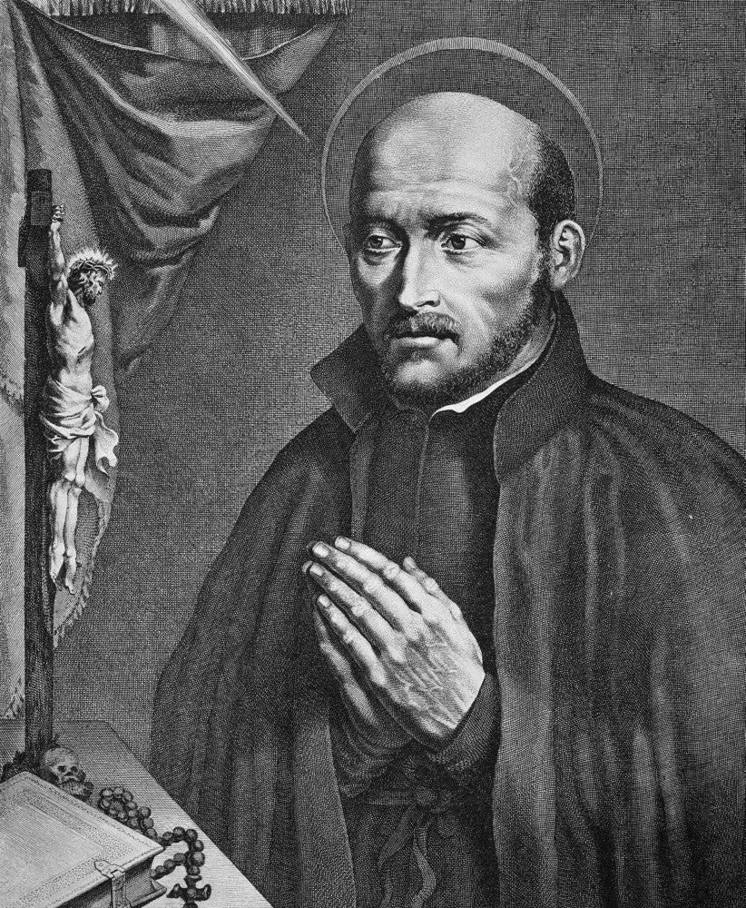 St. Ignatius Loyola Fine Art Print - Line Engraving by Lucas Vorsterman