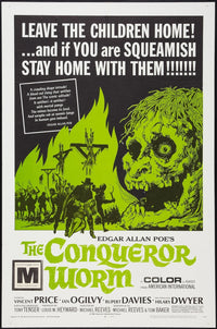 The Conqueror Worm Movie Poster Art Print - 1968 Film