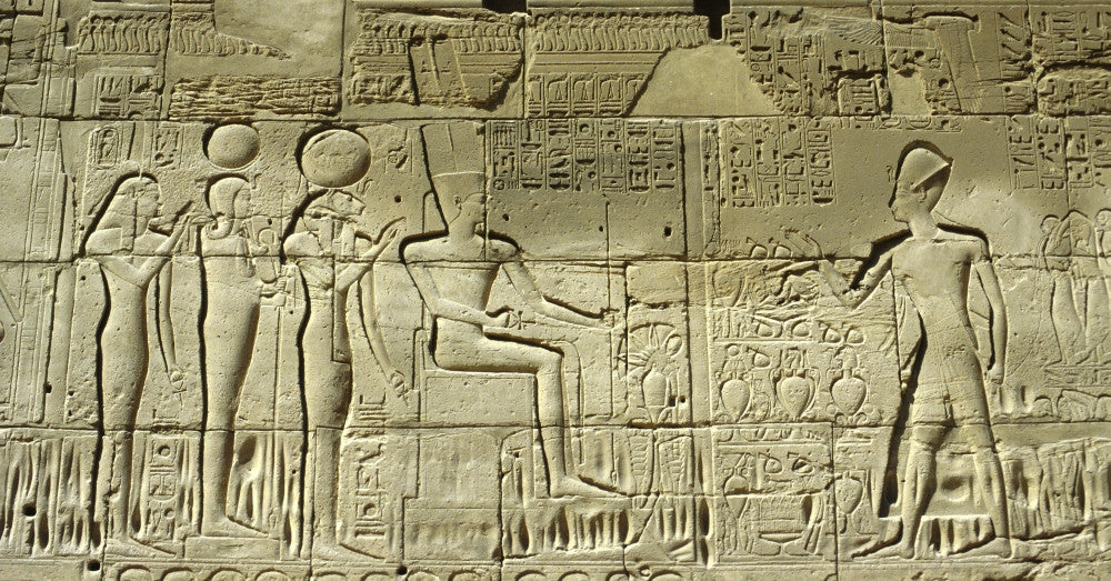 Egyptian Hieroglyphs Fine Art Print – Temples of Karnak, Luxor