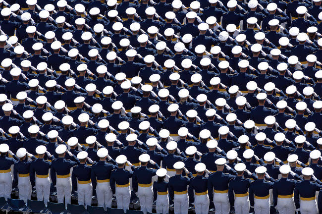 Members of the US Air Force Academy Fine Art Print by Stocktrek Images