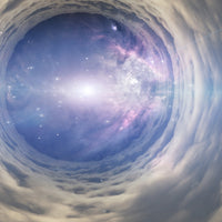 Tunnel of Clouds Leading to Bright Light Fine Art Print by Bruce Rolff