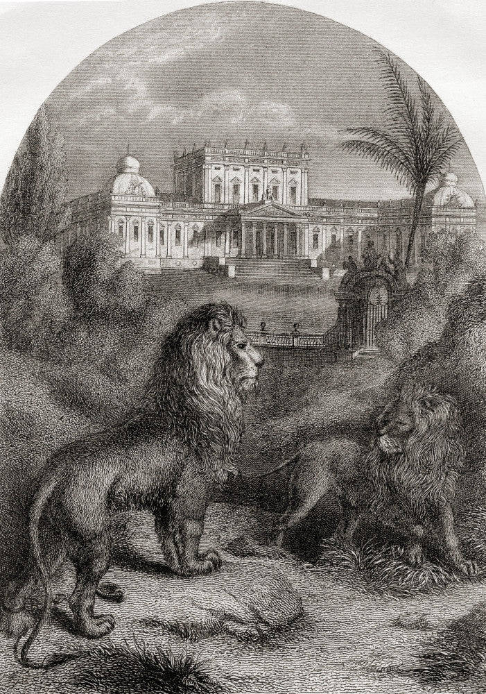 The Palace Beautiful: Lions in the Way Fine Art Print by Ken Welsh