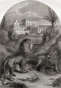 The Palace Beautiful: Lions in the Way Fine Art Print by Ken Welsh