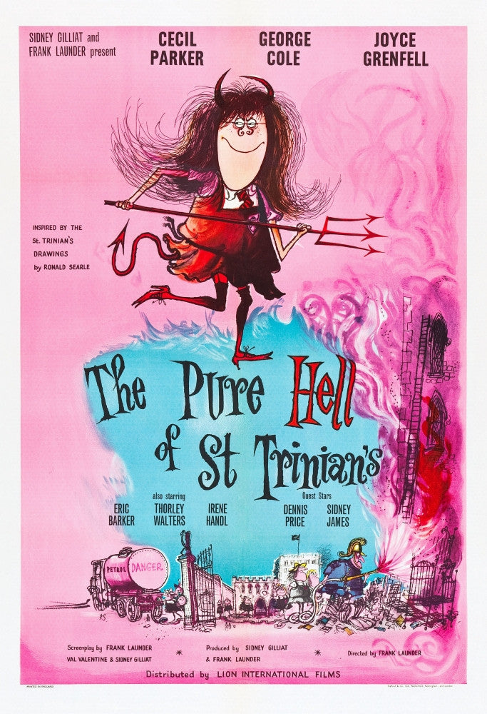The Pure Hell Of St. Trinian's Movie Poster Art Print (1960)