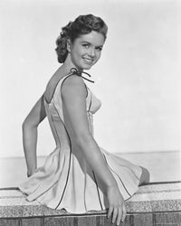 Debbie Reynolds Photo Print - Dress Looking Over the Shoulder