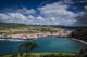 Elevated View of Horta and Porto Pim, Faial Island Fine Art Print by Walter Bibikow