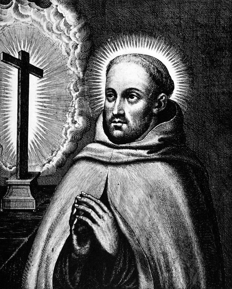 St. John of the Cross Fine Art Print - 17th Century Line Engraving by Granger Collection
