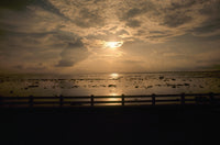 Congo River Sunset Fine Art Print - Kinshasa, Zaire (1974) by Granger Collection