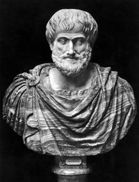 Aristotle Roman Marble Bust Fine Art Print by Granger Collection