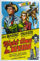 Night Time In Nevada Movie Poster Print featuring Roy Rogers & Adele Mara