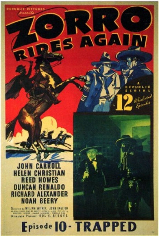 Zorro Rides Again Movie Poster - 11x17 | Posterazzi