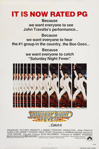 Saturday Night Fever Movie Poster Print featuring John Travolta (1977)