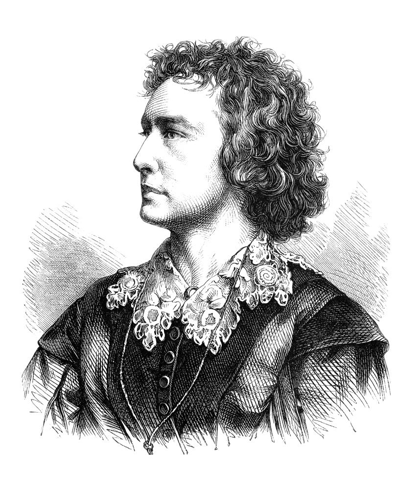 Elisabet Ney Wood Engraving Fine Art Print - German Sculptor