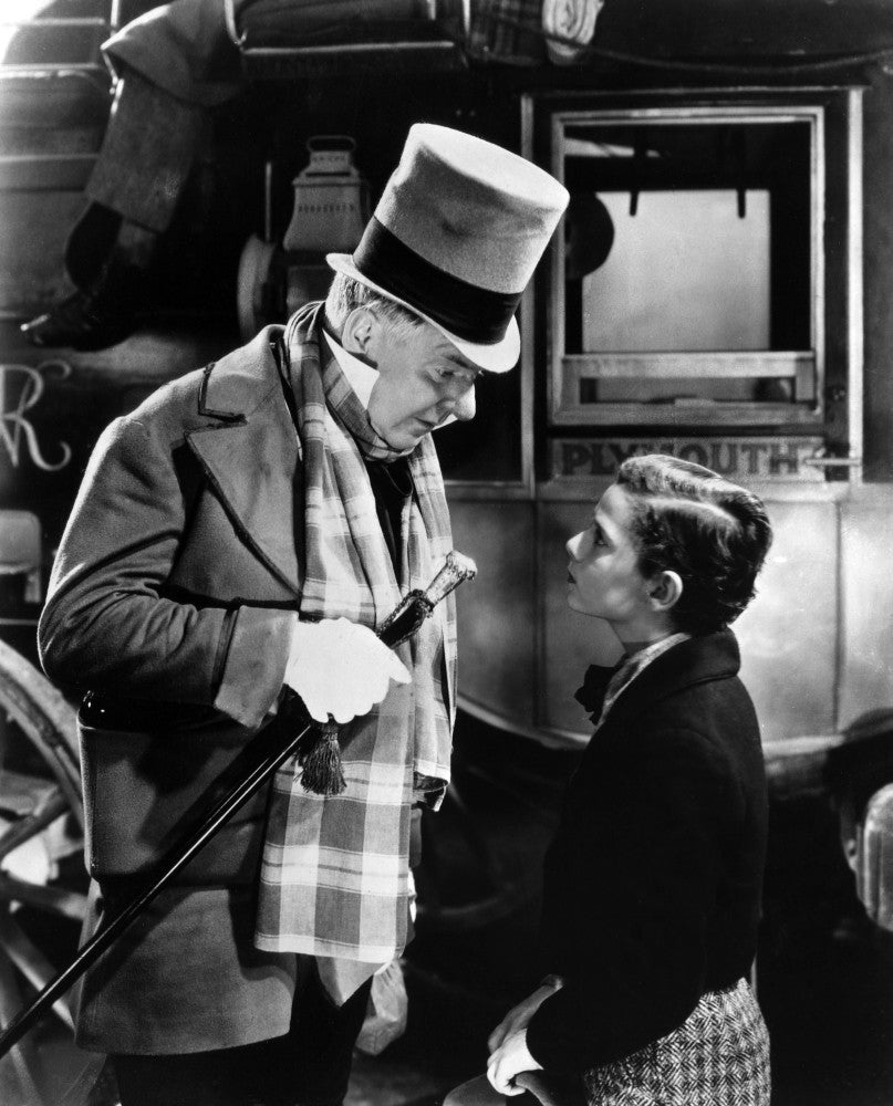 David Copperfield 1935 Movie Photo Print Featuring W. C. Fields and Freddie Bartholomew