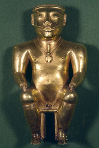 Colombia: Gold Figure – Quimbaya Artifact Fine Art Print