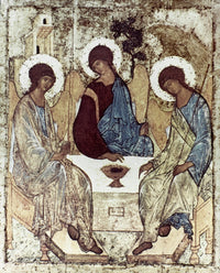 The Trinity Fine Art Print by Andrei Rublev (1411)