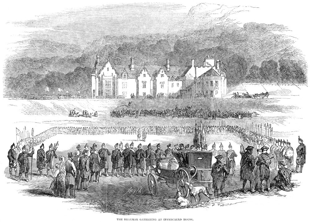 Scotland: Braemar Gathering at Invercauld House Fine Art Print