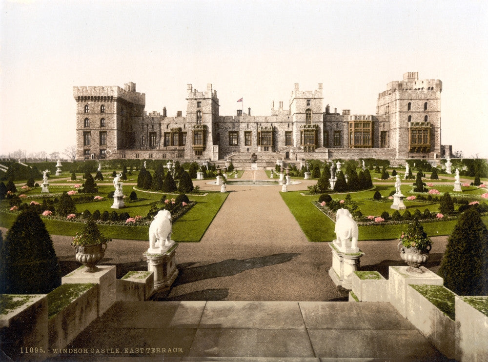Windsor Castle Fine Art Print from the 1890s by Science Source