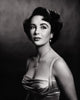 Elizabeth Taylor Black and White Headshot Photo Print