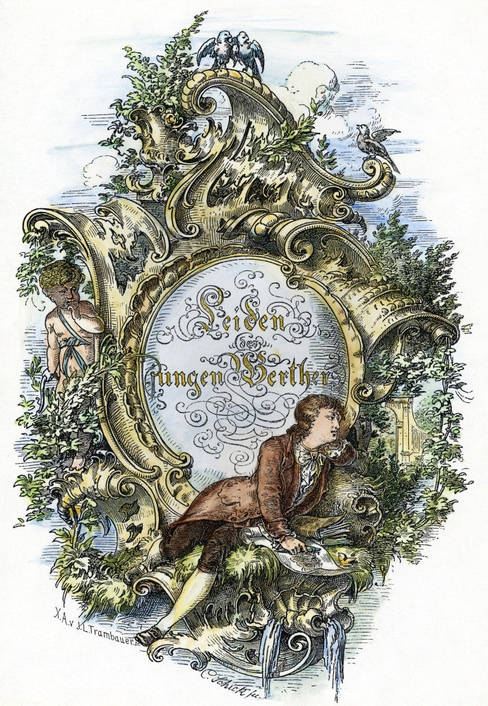 Goethe: Title Page to The Sorrows of Young Werther Fine Art Print