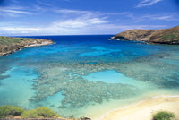 Hanauma Bay State Park Aerial View Fine Art Print - Hawaii