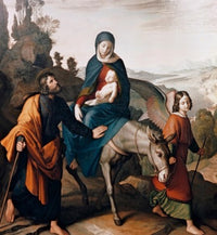 Flight into Egypt Fine Art Print by Julius Schnorr von Carolsfeld