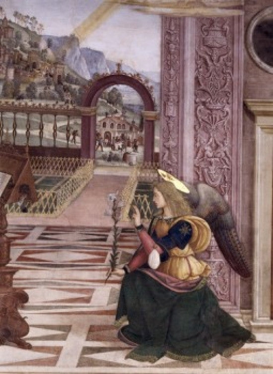 Annunciation Fine Art Print by Pinturicchio - Cappella Baglioni