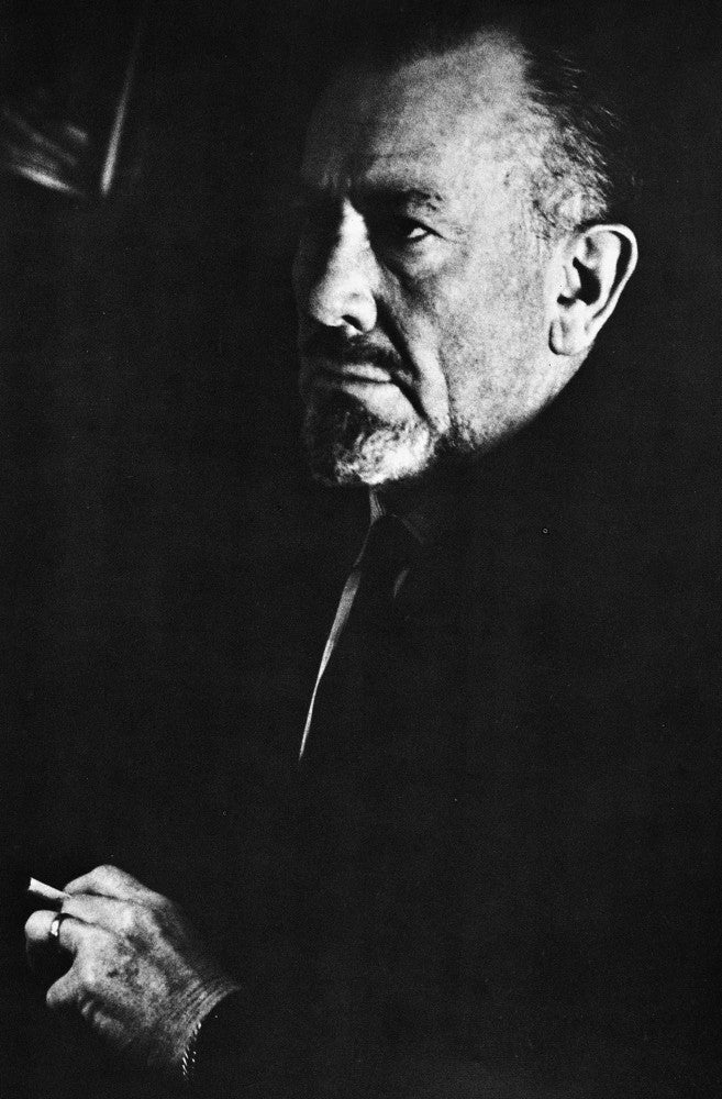 John Steinbeck Fine Art Print - 1961 Photograph by Gisele Freund