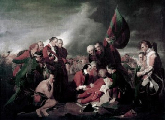 The Death of General Wolfe at Quebec Fine Art Print by Benjamin West
