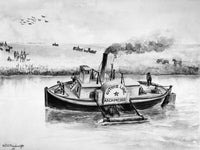 Steam Tug Boat 'Archimedes' Fine Art Print by W.E.S. Trowbridge