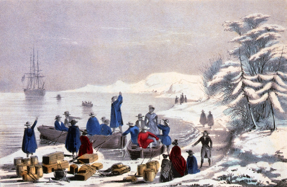 Landing of the Pilgrims On Plymouth Rock, 1620 Fine Art Print