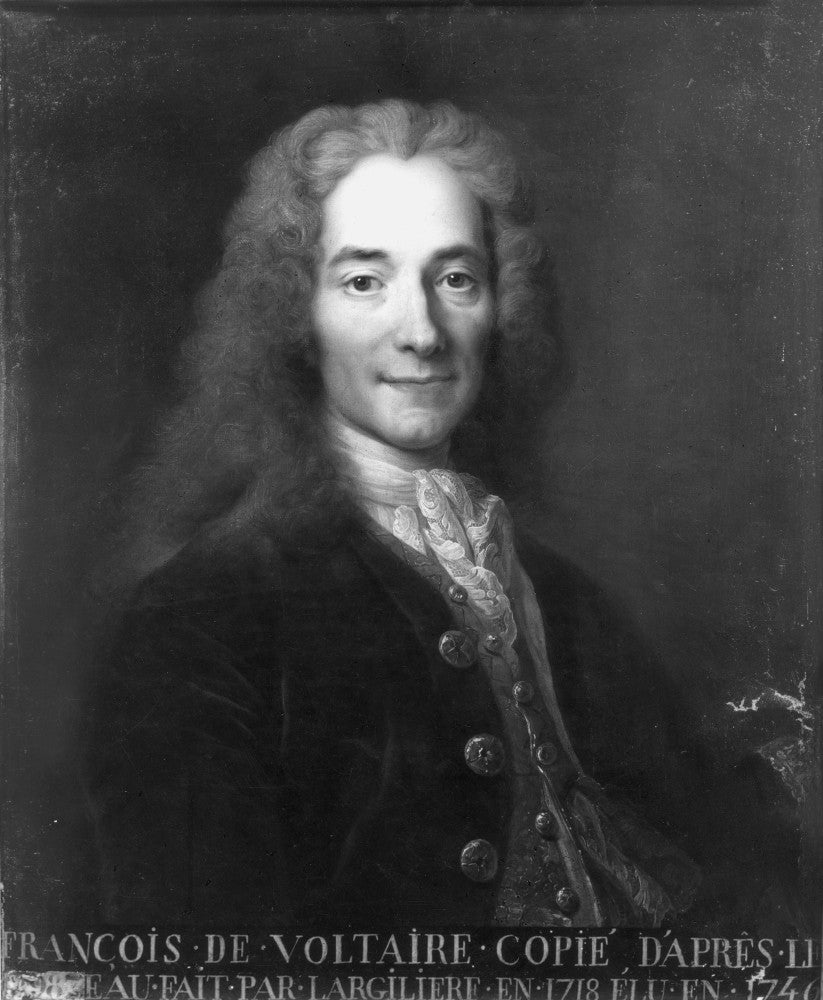 Voltaire Fine Art Print After Nicolas De Largilliere | Posterazzi