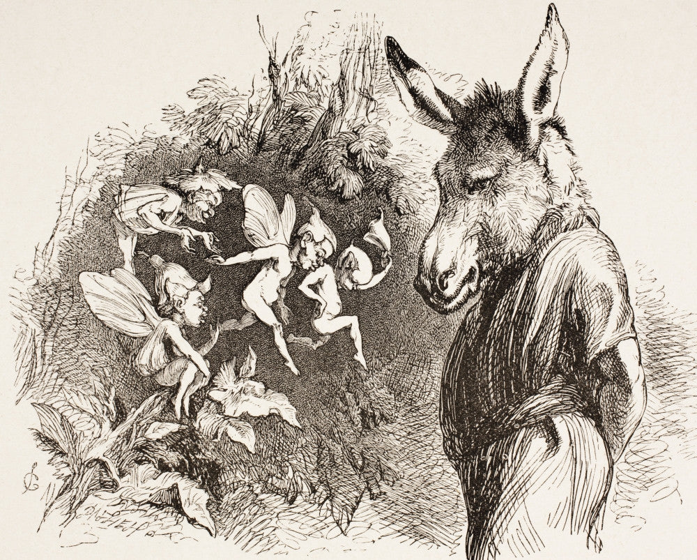 Midsummer Night's Dream Fine Art Print by Sirjohn Gilbert | 1890 Illustration