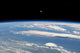 View of Earth and Moon from Space Fine Art Print by Panoramic Images