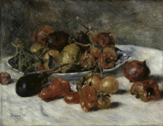 Mediterranean Fruits Fine Art Print by Pierre-Auguste Renoir