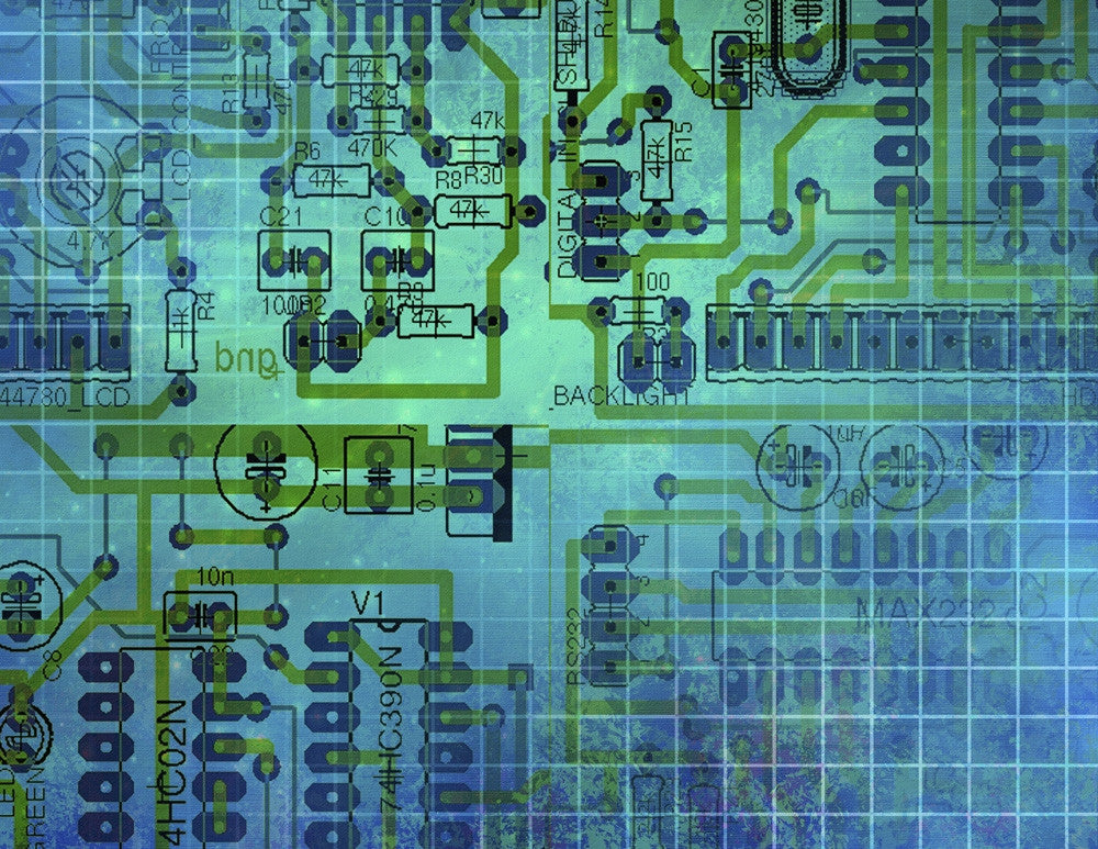 Printed Circuit Technology Fine Art Print by Bruce Rolff