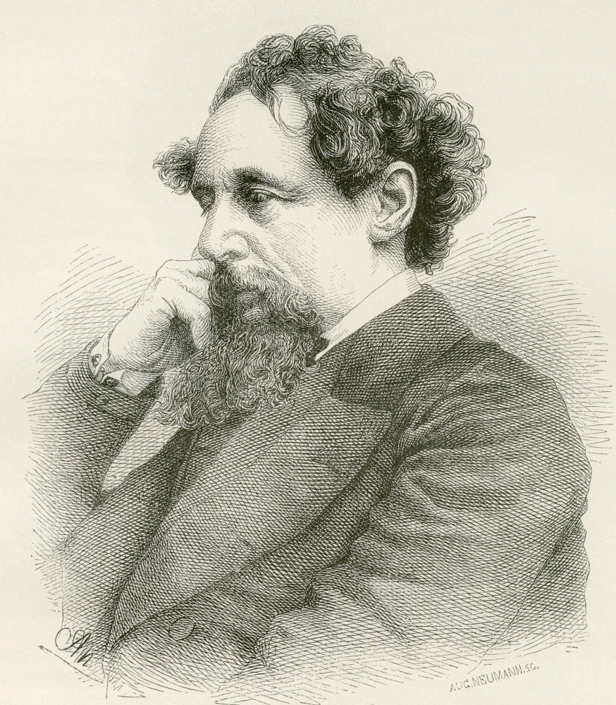 Charles John Huffam Dickens Fine Art Print - 26x30 & 13x15