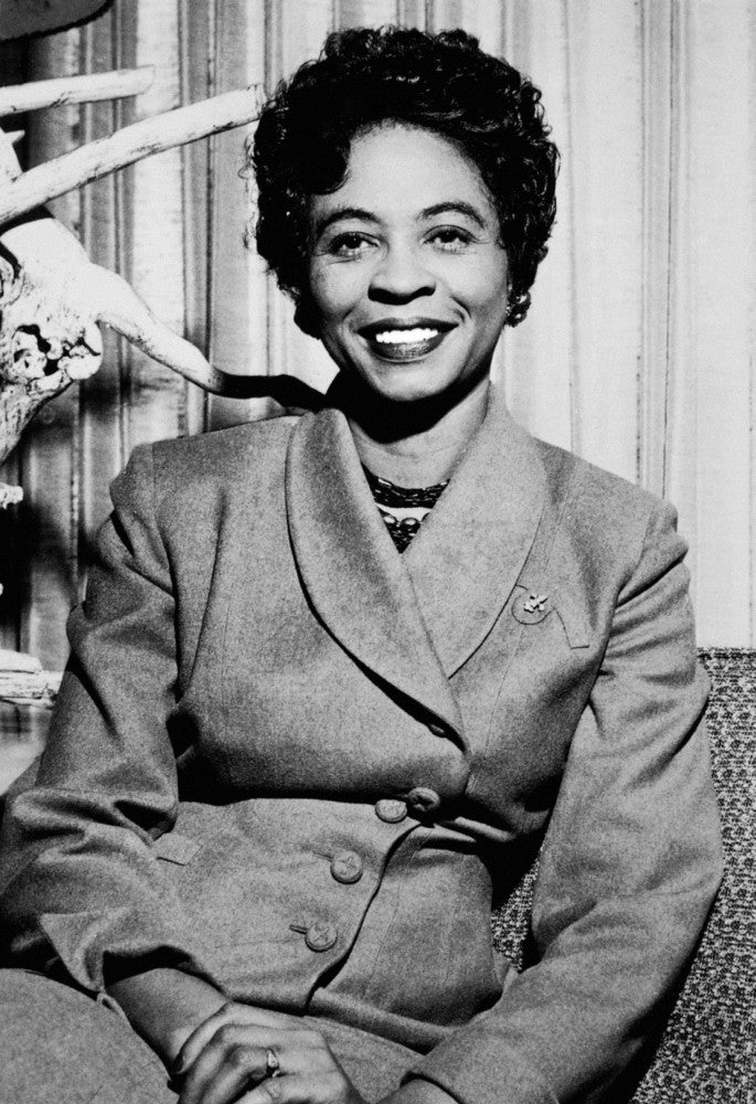 Daisy Bates American Civil Rights Activist Poster Print by Granger Collection
