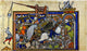 Medieval Warfare Fine Art Print - Manuscript Illumination, C1250