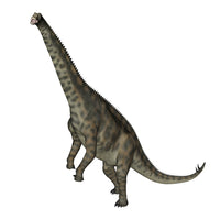 Spinophorosaurus Dinosaur Standing Up Poster Print