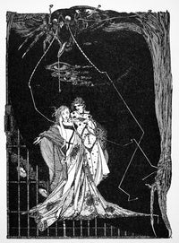 Goethe's Faust Dungeon Scene Fine Art Print by Harry Clarke