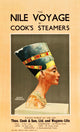 1930s Cook's Steamer Trips Nile River Poster Featuring Queen Nefertiti
