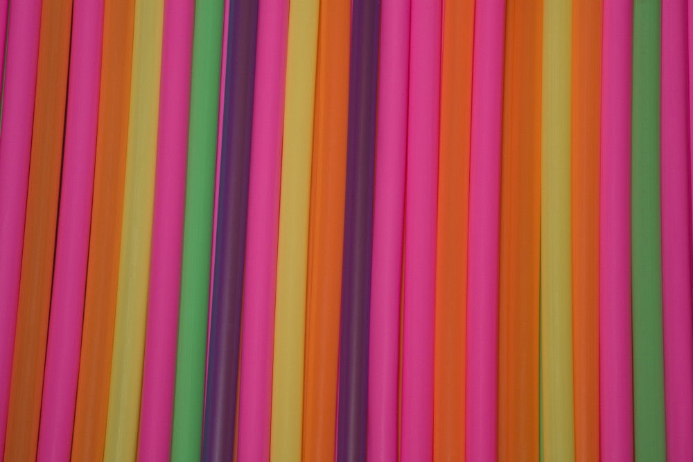 Drinking Straws Fine Art Print - Decorative Poster