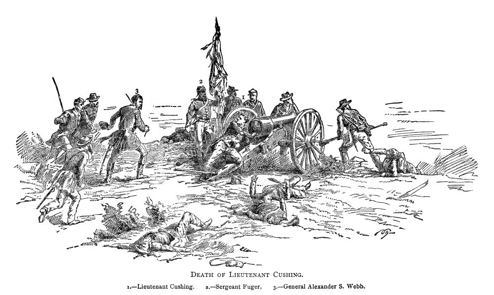 Alonzo Cushing - Civil War Art Print | Granger Collection