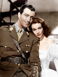 Waterloo Bridge Fine Art Print Featuring Robert Taylor and Vivien Leigh (1940)