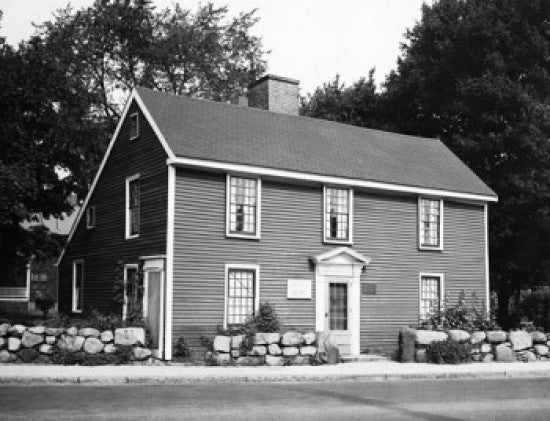 Facade of the Birthplace of John Quincy Adams Art Print - Adams National Historic Park, Quincy, Massachusetts