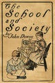 Dewey: The School and Society Title Page Fine Art Print