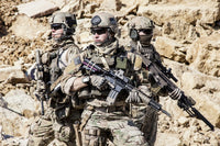 United States Army Rangers in the Mountains Fine Art Print by Oleg Zabielin