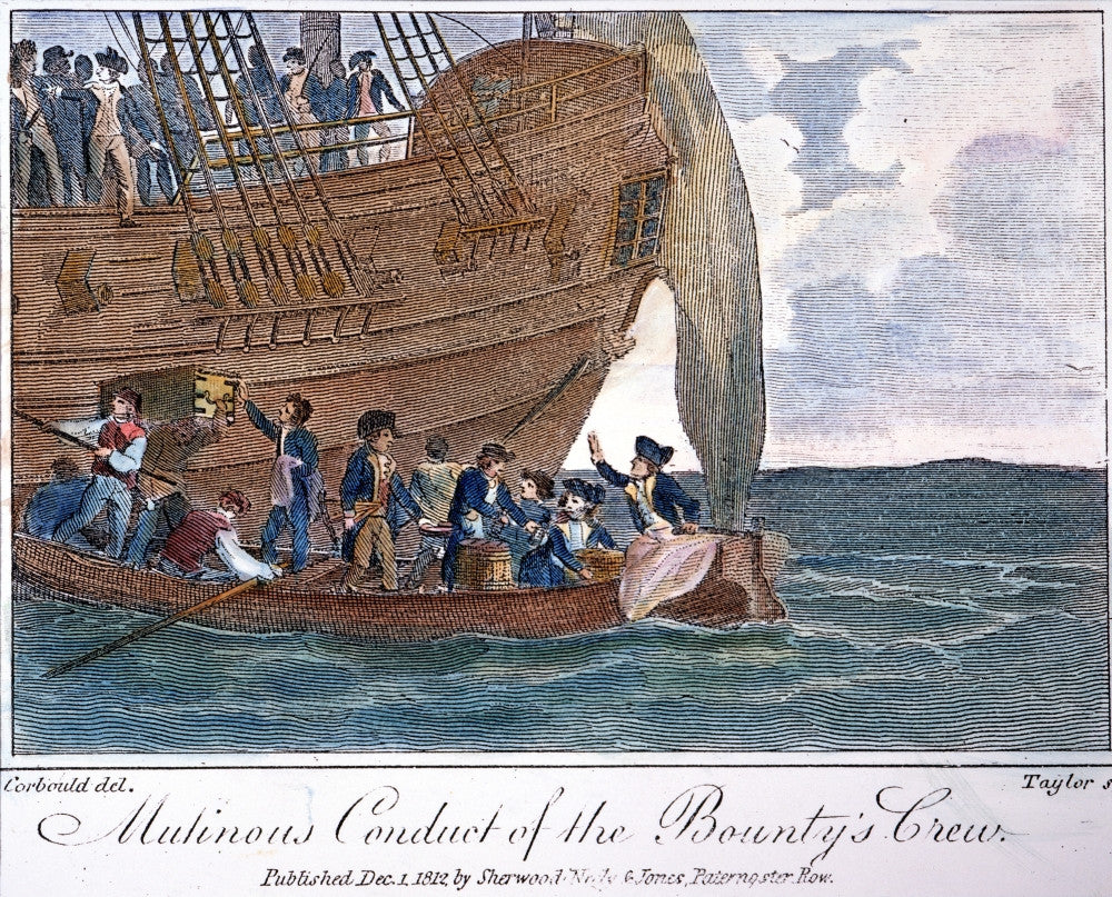 Bounty Mutiny Fine Art Print - Captain William Bligh 1812 | Posterazzi